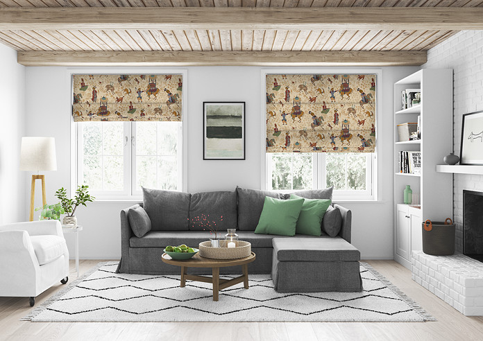 Xerxes, Ivory - Roman Blind - Image 5